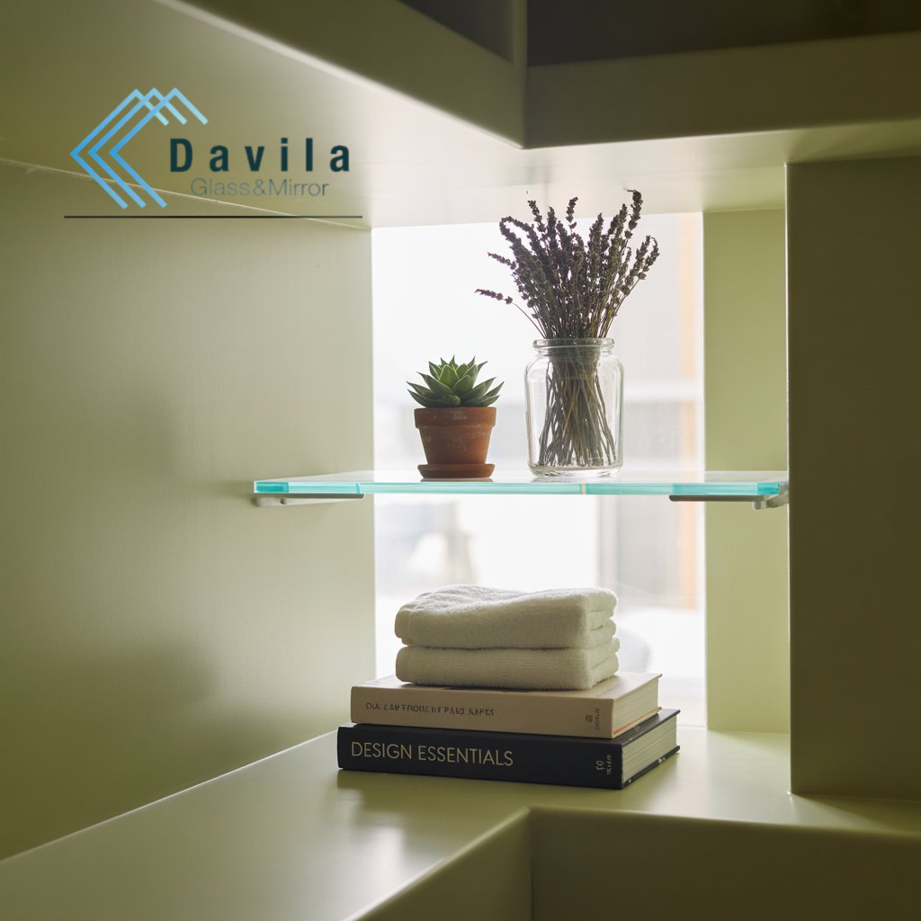 glass shelves