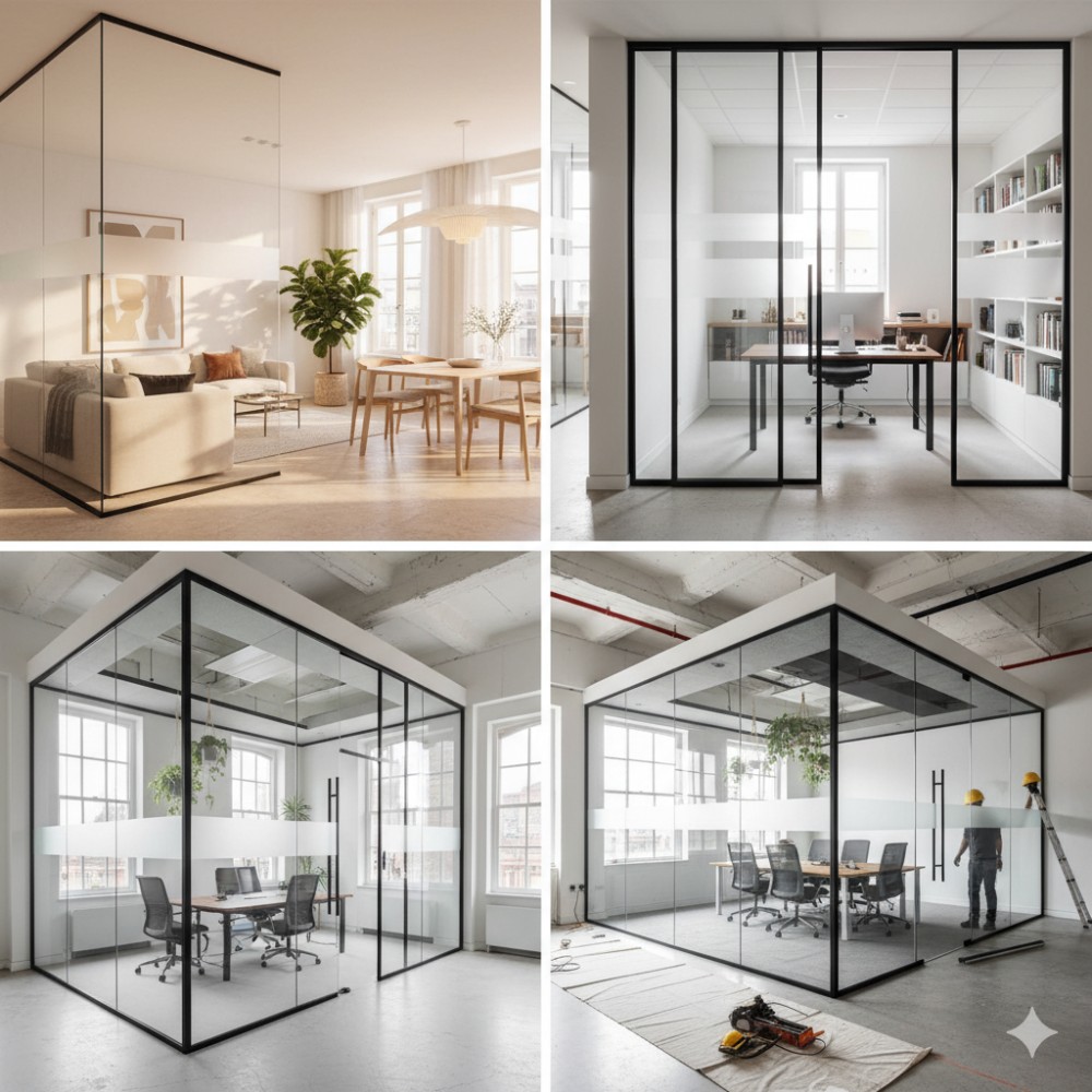 Best glass partitions for offices or homes