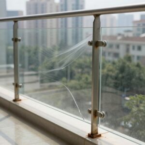 Installing glass railing